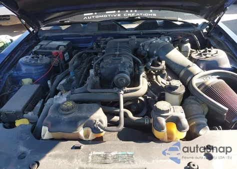 2010 Ford Shelby Gt500 z USA, uszkodzony, nr VIN 1ZVBP8JS1A5156889